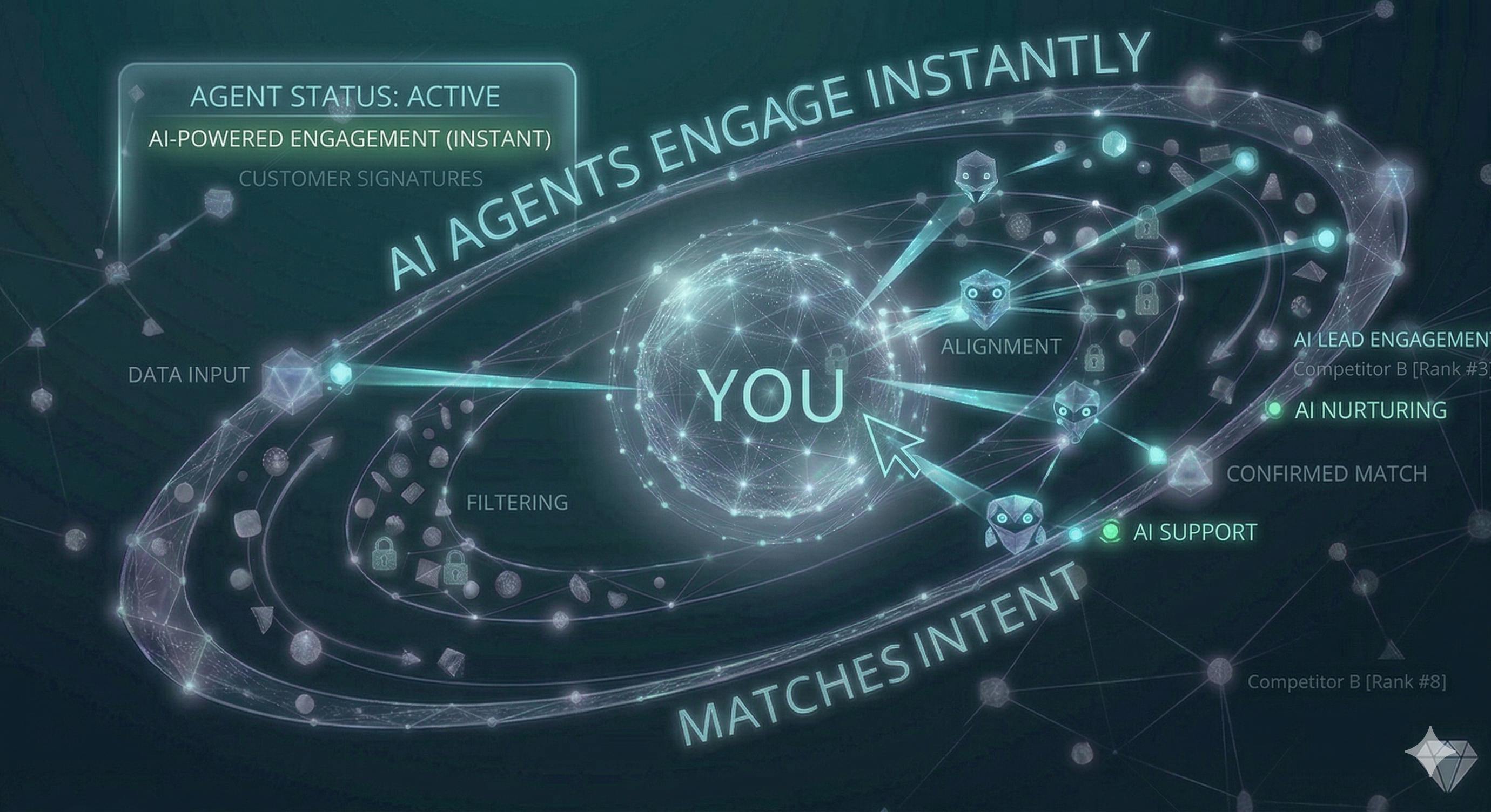 AI AGENTS ENGAGE INSTANTLY